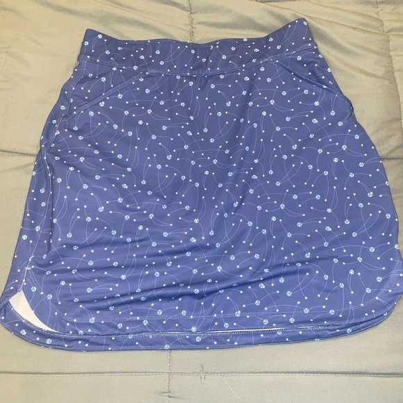 Peter Millar Dresses & Skirts - Peter Millar Women's Alice Short Putt Petal Hem Golf Skort - Storm size XS